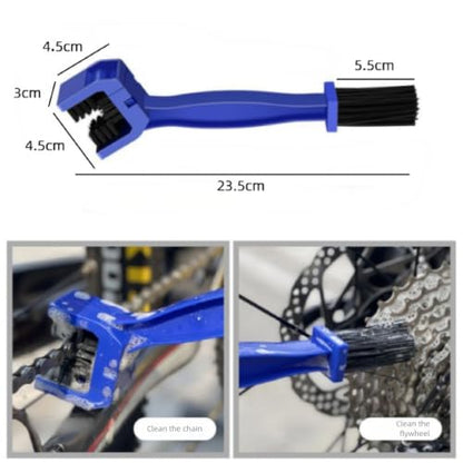 VACHAN 5PCS Bike & Motorcycle Chain Cleaning Tool Set – Includes Chain Washer, Crankset Brush & Detailing Brushes for Bicycle and Motorcycle Drive Train Maintenance