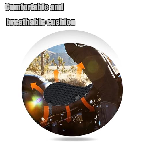 for VStrom 650 DL650 650XT Motorcycle Breathable Pressure Relief Gel seat Cushion Cover Gel Seat Cushion Shock Absorptio v-Strom 650 dl650 650xt Motorcycle Accessories
