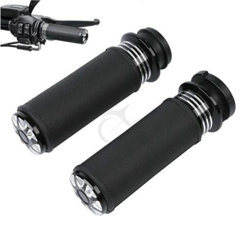 TCMT 1" 25mm Electric Handle Bar Grips Fit for Harley - color: Style B