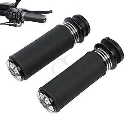 TCMT 1" 25mm Electric Handle Bar Grips Fit for Harley - color: Style B