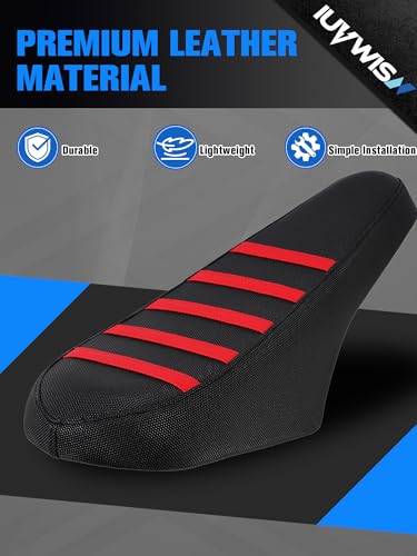 Non-Slip Seat Cover Compatible Fit for Ridstar Q20/Q20 Pro Lite EBike E-Bike, Electric Bike Soft Seat Cover Red - color: red