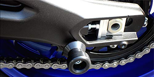 8mm Swingarm Slider Bobbins Spools for Suzuki GSXR 600 750 1000 Hayabusa SV650 SV1000 Ninja ZX6r (2013+) ZX10r (2011+) by GPI Industries