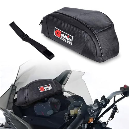 Goldfire Snowmobile Windshield Bags Accessories Ski Doo Dash Bag Dashboard Storage Pouch Wallet Phone Cargo Bags Water-resistant For Ski Doo REV- XP, Part #860201176 (Black)