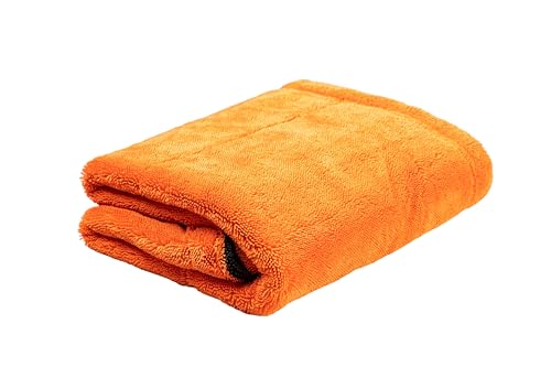 SGCB 24"x36" Car Drying Towel, 1200GSM Microfiber Towel for Cars, Twisted-Loop Drying Towel Car Detailing, Double Sided Super Absorbent, No Water Spots, Label-Free Design Car Towel