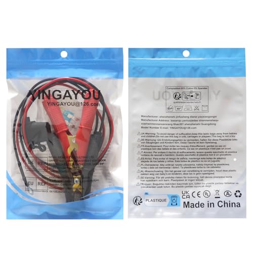 Battery Alligator Clip to O Ring with Fuse Battery Charger Clips to O Ring 12V 24V 14AWG 25A, Apply to Inverter, Motorcycle, Car, Solar Controller is Connected (3m / 9.8FT) - size: 3m / 9.8FT