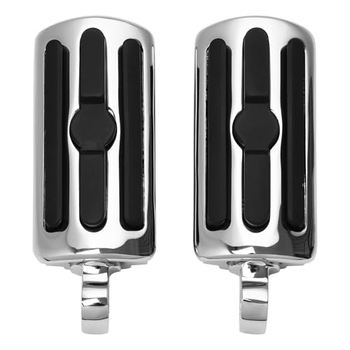 TCMT 10mm Highway Foot Pegs Footrest Chrome Fits For Harley Davidson Touring Softail Dyna