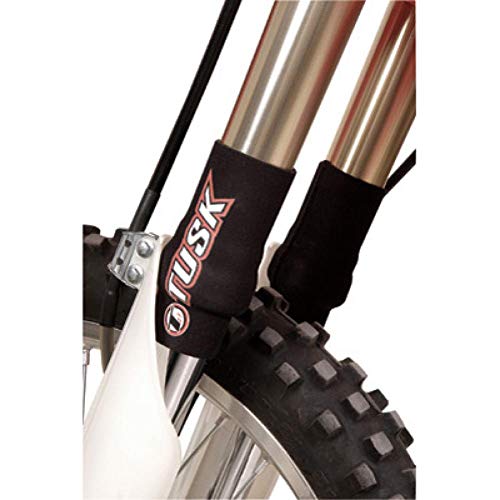 TUSK Neoprene Seal Guards 36-43mm Fork Tube, Short Black - size: 36-43mm Fork Tube, Short