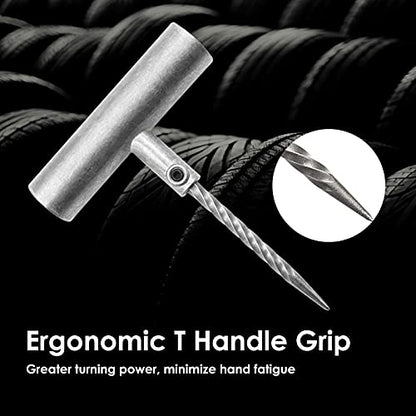 Heavy Duty Tire Repair Kit, 39 Pcs Tire Plug Kit for Car, Motorcycle, Truck, Tractor, Trailer, RV, ATV, ARB, SUV