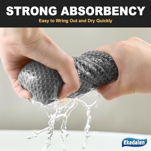 Microfiber Cleaning Cloth Waffle Weave for Dusting Absorbent Towel Quick Drying Dust Rags Household Kitchen, Lint Free Streak Free, 6 Pack,12 x 12 Inches, Grey - color: Grey, 12 X 12 Inch
