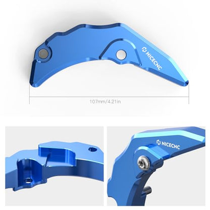 NICECNC Clutch Slave Cylinder Cover Protector Guard Compatible with KTM 250 300 XC SX 2023-2024 250 300 EXC XCW 2024,Compatible with Husqvarna 300 TX 2023-2024 250 300 TE 2024, Blue Easy to Install - color: blue