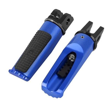 Motorcycle Footpegs Front Passenger Foot Pegs Replacement for Honda CB125R CB300R CB1000R CB650F CBF600 CBF100 CBR600F CBR250R CB650R CBR600 CBR100 CBR900 Foot Rests Pedal(blue) - color: blue