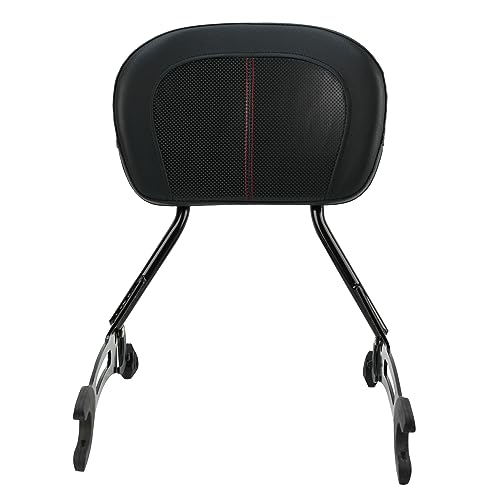 Sissy Bar for Indian Challenger Chieftain Indian Pursuit Springfield Roadmaster Vintage 2014-2024, Quick Release Passenger Backrest Pad 17 inches - size: Black 1