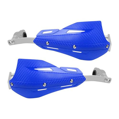 CHIFUN Handguard for 7/8" 22mm and 1 1/8" 28mm Motorcycle Handlebar Brake Lever Protection Hand Guard CNC Aluminum Compatible with ATV Motorbike Motocross Supermoto Racing Dirt Pit Bike - color: Blue