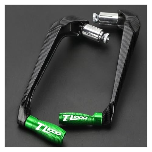 Handlebar Brake Clutch Lever Guard Motorcycle for Suzuki TL1000S TL1000R TL 1000 TL1000 S R 1997-2001 Handlebar Handle Guard Brake Clutch Levers Protector - color: Lever Guard Green