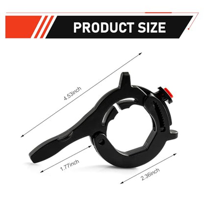 Motorcycle Cruise Control Assist, Outdoor Anti-slip Waterproof Throttle Lock Clamp, Effort-saving Motor Speed Cruise Controller, Universal for Most Motors, ATVs, E-bikes (Black)