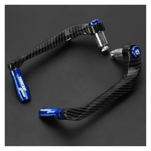 For TRACER900 Tracer 900 900gt 2018-2024 2022 Motorcycle Accessories Handlebar Grips Guard Brake Clutch Levers Protector(Blue) - color: Blue