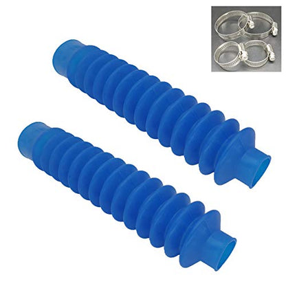 Motorcycle Front Fork Shock Boot Damper Dust Cover Compatible with Honda ATC 200X 1983-1987