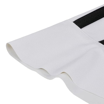 Electric Dirt Bike Seat Cover for Tutti Soleil 01,Black Stripe Non-Slip Motorcycle Cushion Cover for Tuttio Soleil01-White - color: White