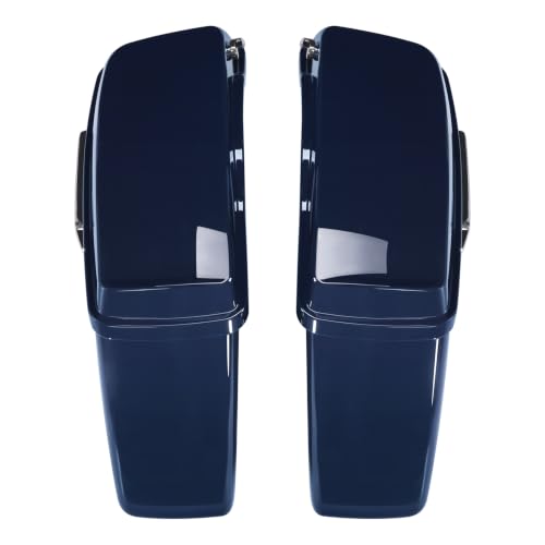 HR3 Billiard Blue Hard Saddlebags Compatible with 2019 Street Glide Special FLHXS Road Glide Special FLTRXS Fit for 2014-2023 Harley Touring Road King Road Glide Street Glide Electra Glide - color: Billiard Blue