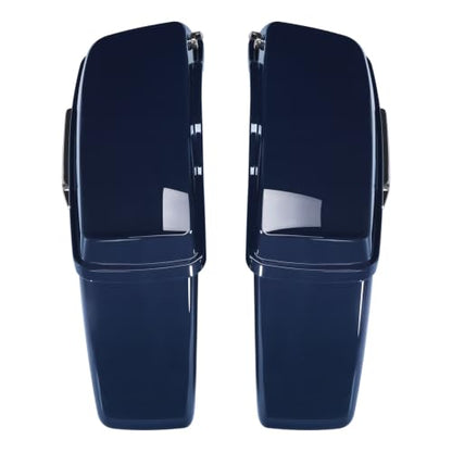 HR3 Billiard Blue Hard Saddlebags Compatible with 2019 Street Glide Special FLHXS Road Glide Special FLTRXS Fit for 2014-2023 Harley Touring Road King Road Glide Street Glide Electra Glide - color: Billiard Blue