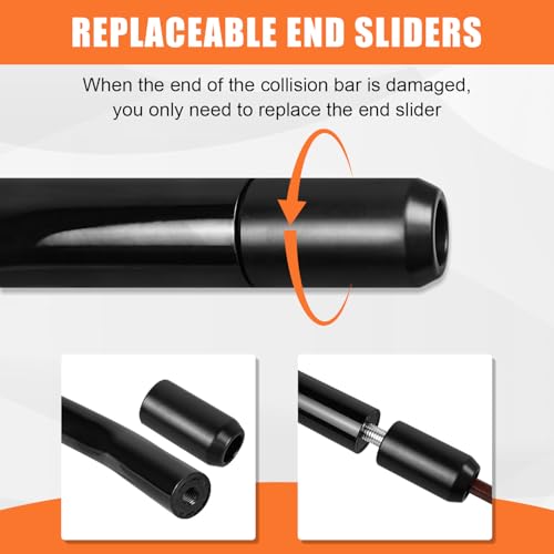 AUFER Motorcycle Front Highway Engine Guards Crash Bar Compatible With For Harley Sportster S RH1250S Nightster RH975 RH975S 2021-2025 Flat-Out Bar Bumper Protector Freeway Bar