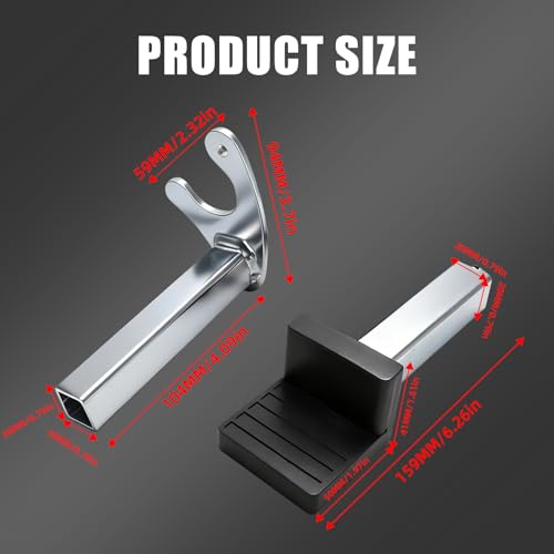 Motorcycle Wheel Lift Stand Attachments,Iron U and L Shape Fork Swingarm Spool Stand Adapter Paddock Stand Frame Accessories