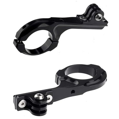 Aluminum Bike Bicycle Motorcycle Handlebar Mount Adapter Compatible with Gopro Hero 11/10/9/8/7/6/5/4/AKASO Brave 4/5/6 Plus/7 le/v50/EK7000/Exprotrek/Dragon Touch/WOLFANG Action Camera