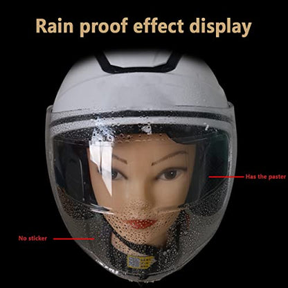 Motorcycle Helmet Anti - Fog Helmet Film Universal Motorcycle Protective Transparent for Rain Patch Ultra Clear Mist Visor Goggles Stickers
