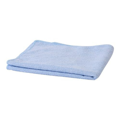 Boardwalk Microfiber Cleaning Cloths, 16 x 16, Blue, 24/Pack