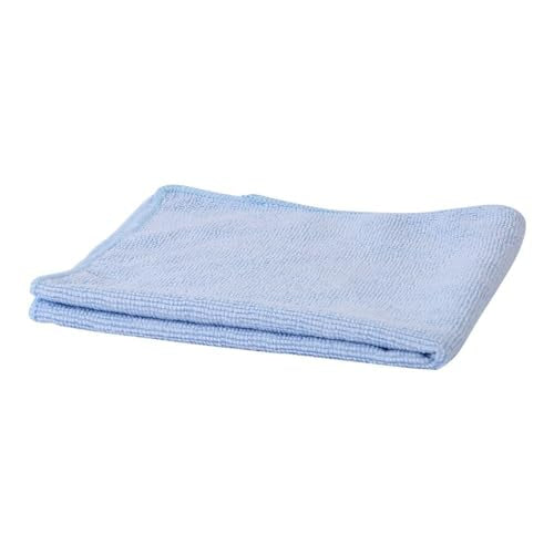 Boardwalk Microfiber Cleaning Cloths, 16 x 16, Blue, 24/Pack