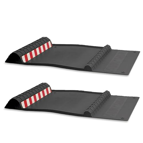 Maxsa 37358-2PK Park Right 21" x 11" x 2" Parking Mat, Black, Amazon Exclusive - color: Black, size: 2-pack