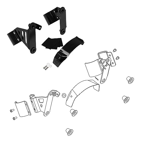 TCMT Quarter Fairing Bracket Mount Fit For Harley Softail 2018-2020 2025 Street Bob FXBB 2018-2020 Low Rider FXLR 2020-2024 Softail Standard FXST - color: Bracket Mount
