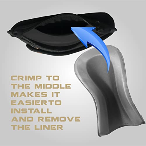 Upgraded Replaceable Inner Cushion Knee Pads for ALL HE Leather Knee Pads Series - color: 1 Pair of Liners