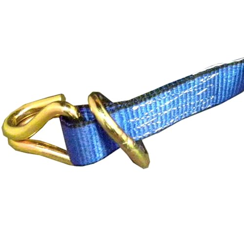 Everest Premium Ratchet Tie Down – 1 PK – 1 IN – 16 FT – 1000 LBS Working Load – 3000 LBS Break Strength – Cambuckle Alternative – Moving Appliances and Equipment