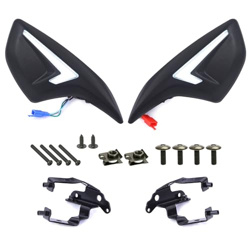 Minho Mototcycle Handgrip Covers Hand Protector Fit for 2022 2023 Yamaha Zuma 125 Lighted