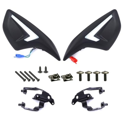 Minho Mototcycle Handgrip Covers Hand Protector Fit for 2022 2023 Yamaha Zuma 125 Lighted