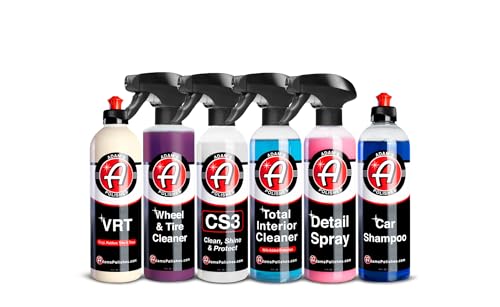 Adam's Essential Car Wash Kit (6-Item) - USA Made Auto Detailing Car Care Cleaning Kit for Car & Truck Lovers, Dads, Moms and DIYers - Our Products - style: Essential (6-item)