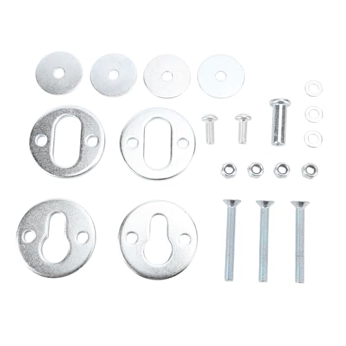 5.5 Inch Motorcycle Wheel Chock Kit with Installation Hardware Easy to Remove for Trailer Truck Bed Black, Steel Motorcycle Wheel Chock Stabilizes Front Wheel