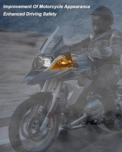 LED Turn Signal Indicator Light for BMW R1200GS LC 2013-later, Amber Turn Signal for BMW F800GS F700GS F800R K1300R Accessories