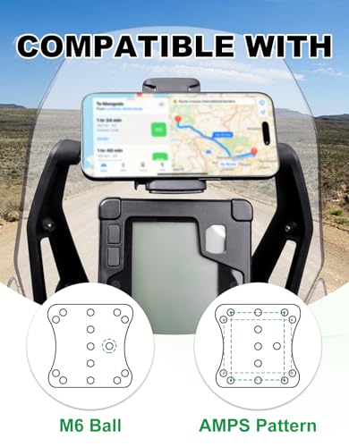 28.6mm 1 1/8" GPS Mount Motorcycle Handlebar Navigator Bracket GPS Holder Navigation Mount Fit for CB500X GSX-S750 GSX-S1000 F CB650R V-Strom MT-09 XSR900 Tracer F800GS F900XR R1200GS - size: 28mm bar