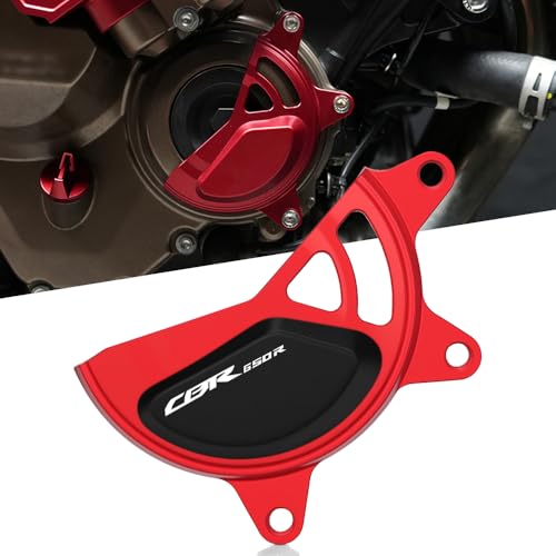 Motorcycle Clutch Guard Protection Compatible with CBR650R 2024 2025 Clutch Cover Crash Frame Slider Falling Protector 2025 CBR650R Accessories -RDBK - color: redblack, size: Type-B