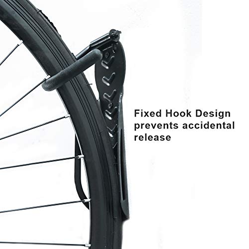 Wallmaster Bike Storage Rack for Garage, Wall Mount Bicycles Hanger, 4-Pack Bike Storage System Vertical Bike Hooks - size: 4Pack