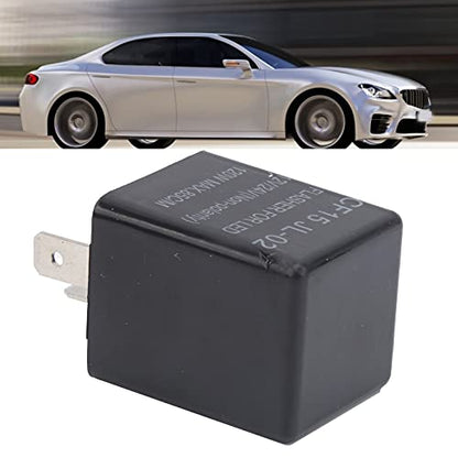 CF15 JL02 LED Flasher Relay 3 Pin Electronic Turn Flashers Non Polarity 12V 24V Universal ABS Normally Open Flash Relay