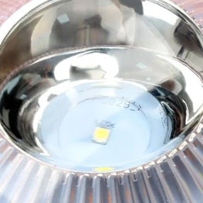 Warning Light with Magnetic Base, Increase Night Visibility, 8.7x8.7x6cm, Led Flashing Light, Car Warning Strobe, Easy to Use, for Rv Roof Motorcycle Truck Car Roadside Cycling