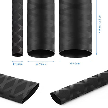 Non-Slip Heat Shrink Motorbike Grips Sleeve,Easily Solve Aging Aticky Hands,Compatible for Ducati Honda Yamaha Triumph Suzuki Kawasaki Dirt Bike ATV Handles Grips,Heating Handlebar Grips - color: mesh texture