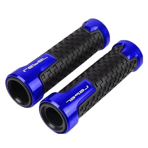 Motorbike Handlebar Grips for Honda Rebel 300 500 CMX300 CMX500 2017-2024 Motorcycle Accessories Handlebar Grips Handle Grip Protector(Blue) - color: Blue