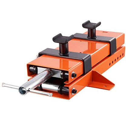 VEVOR Motorcycle Lift, 1100 LBS Motorcycle Center Scissor Lift Jack with Saddle & Safety Pin, Steel Motorcycle Jack Hoist Stand for Street Bikes, Cruiser Bikes, Touring Motorcycles