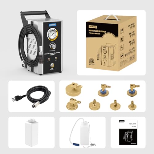 Brake Bleeder Kit Automotive,Brake Fluid Bleeder Exchanger Machines,Brake Oil Fluid Extractor Pump,Professional Pulsating Brake Oil Fluid Bleeding Tool,Automatic Vacuum Brake Bleeder One Person