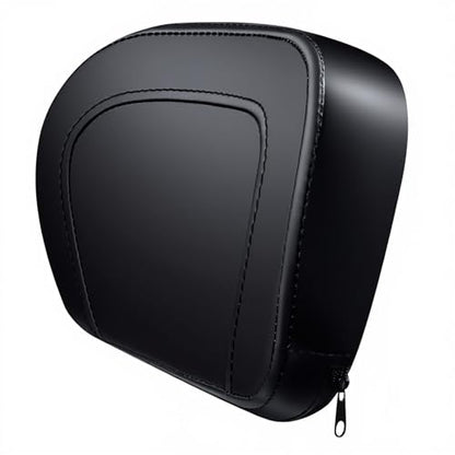 Passenger Sissy Bar Backrest Pad Compatible with Harley Touring Road King Street Electra Glide 1997-2022 - Waterproof PU Leather Cushion for Detachable Upright Sissy Bars - color: Blaack#2