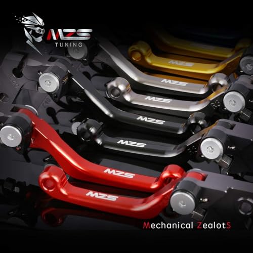 MZS Black Dirt Bike Brake Clutch Levers Pivot Adjustable CNC Compatible with YZ65 2018-2025 / YZ80 YZ85 2015-2025 - color: Black, size: YZ65/YZ80/YZ85